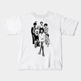 Retro Funk Soul Music Band Kids T-Shirt